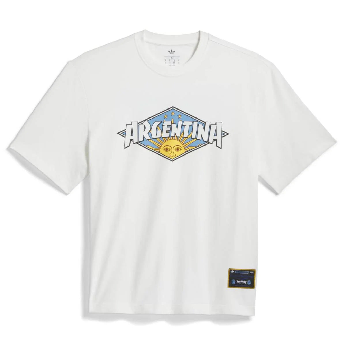 + Argentina + Thrasher T-Shirt 'Core White'