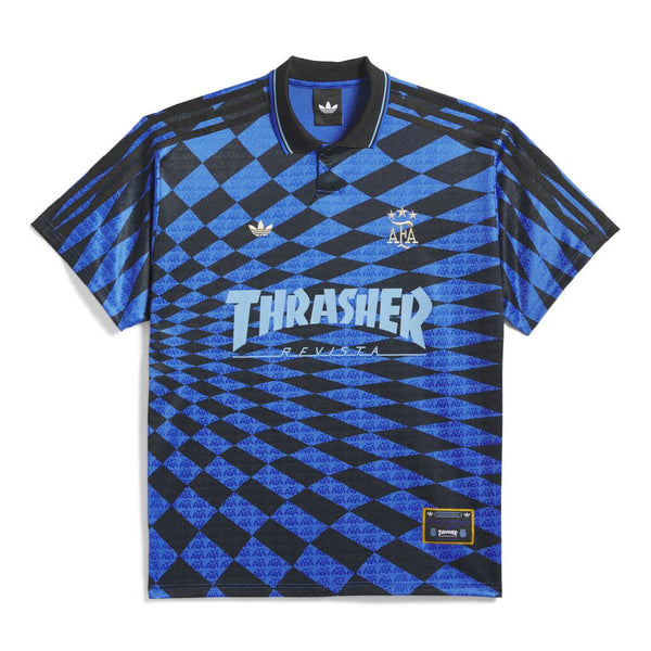 XLサイズ　ADIDAS THRASHER AFA SOCCER JERSEY Shop Adidas Originals - '+ Argentina + Thrasher Jersey 'Black/Blue'