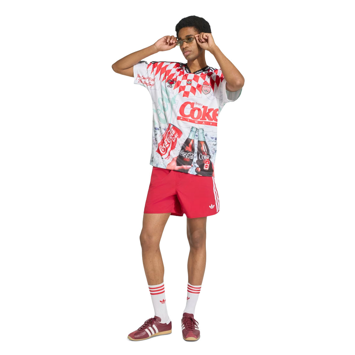 '+ COCA-COLA CLASSIC SPORT MASH-UP JERSEY 'White/Multicolor'
