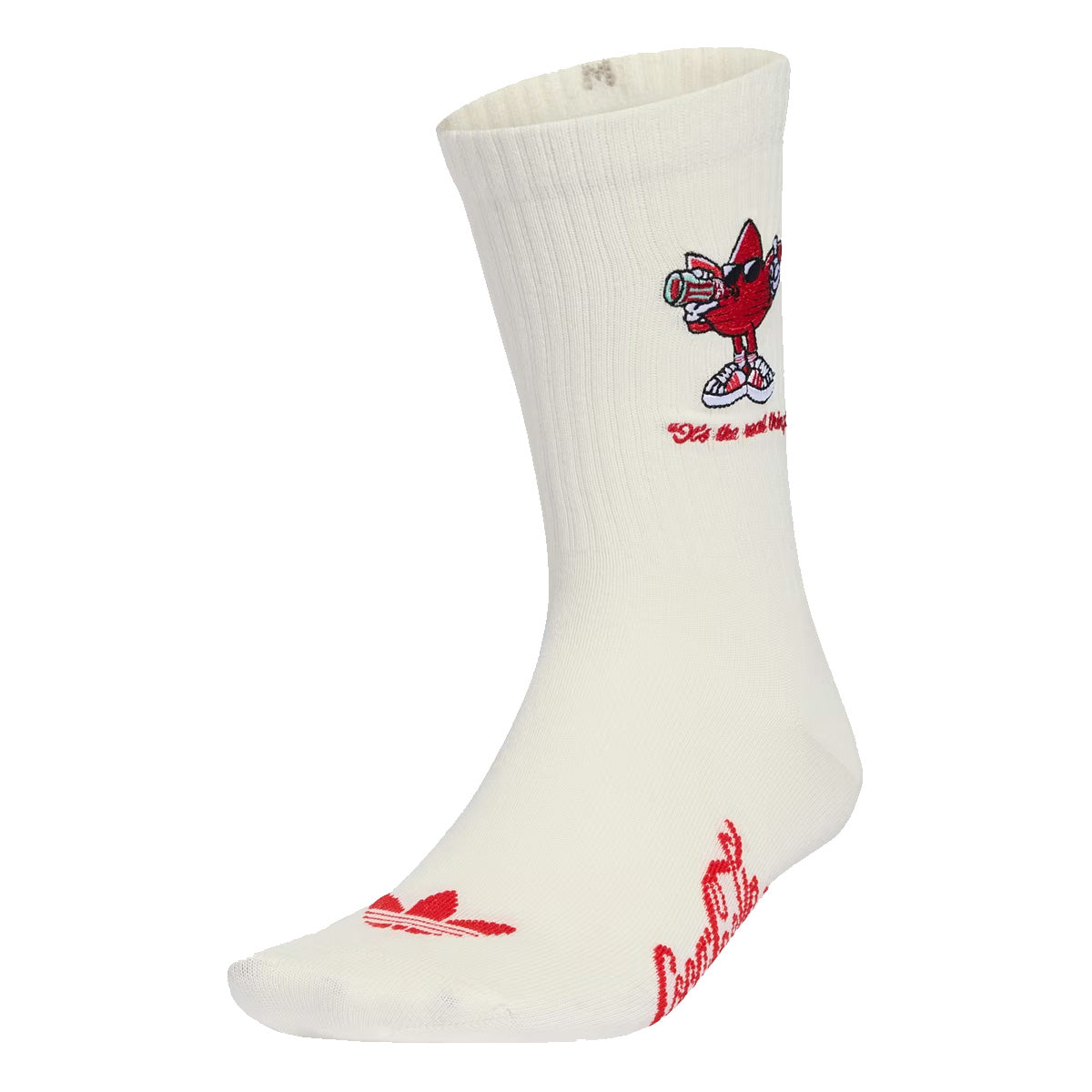 '+ COCA-COLA GRAPHIC CREW SOCK 2 PAIR 'Core White / Vivid Red'