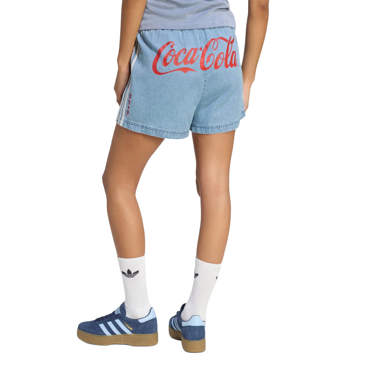 '+ COCA-COLA DENIM SHORTS 'Light Blue'