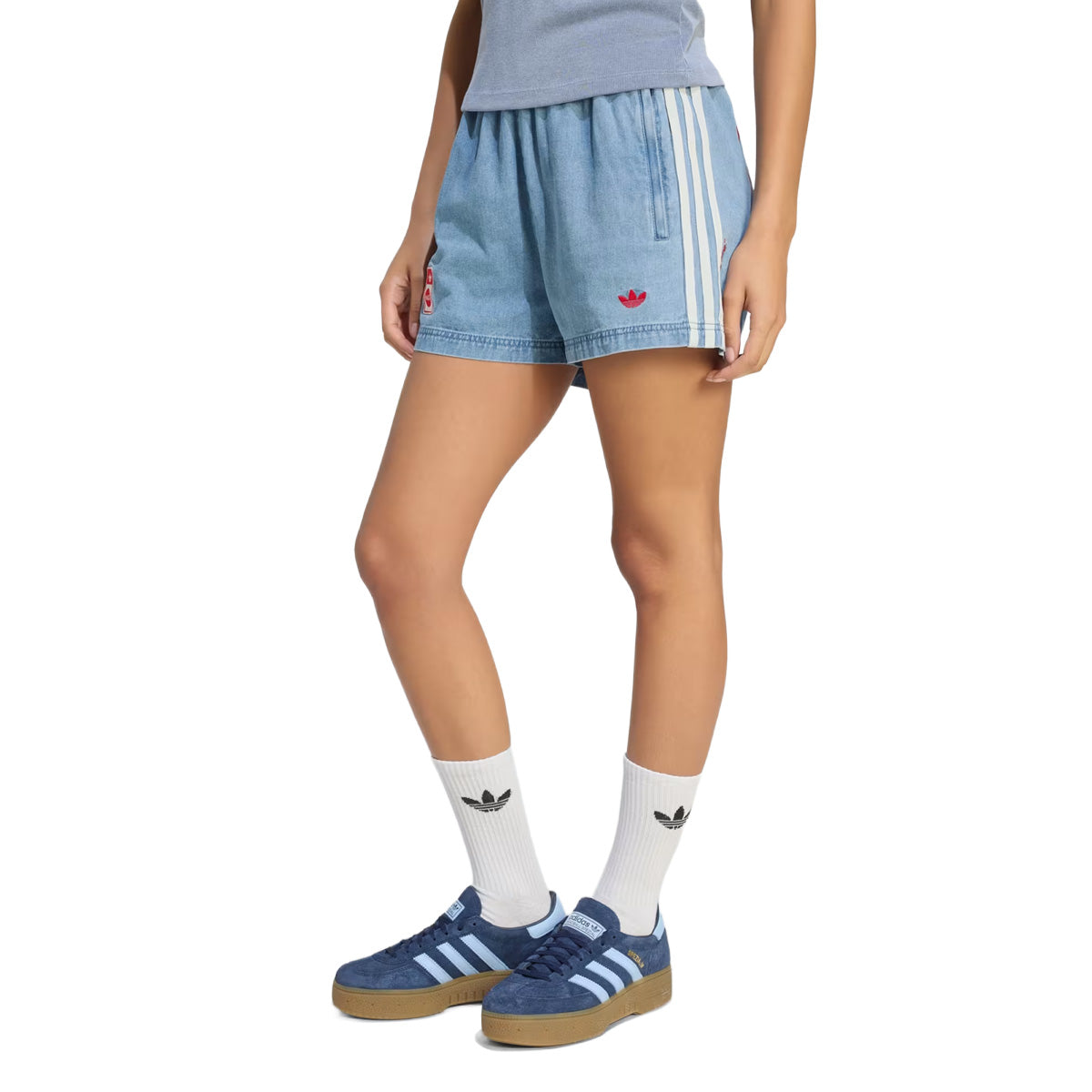 '+ COCA-COLA DENIM SHORTS 'Light Blue'