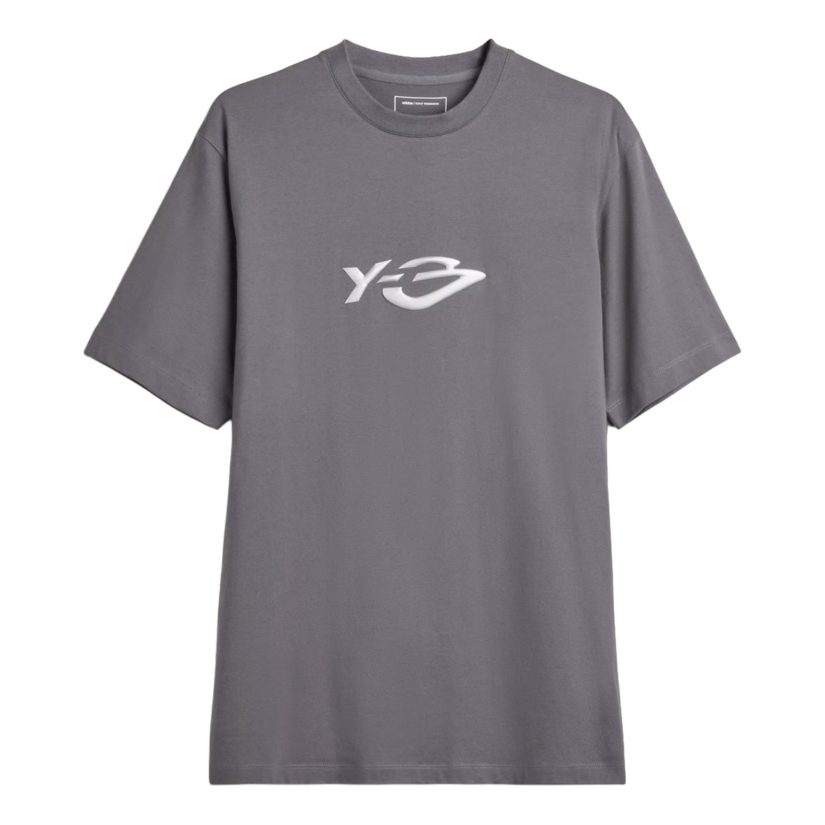 Y-3 Liquid Logo Short Sleeve Tee 'Grey'