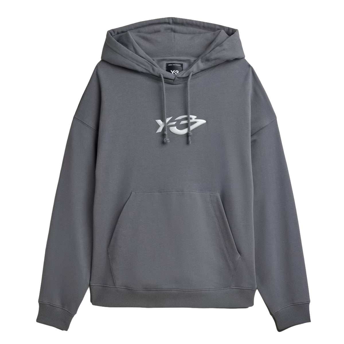 Buy Adidas Originals - Y-3 FRENCH TERRY LIQUID LOGO HOODIE 'Grey Five'