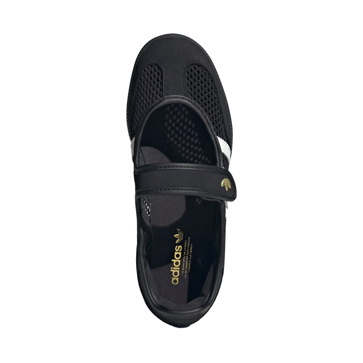 Wmns SAMBA JANE 'Core Black / Off White / Gold Metallic'
