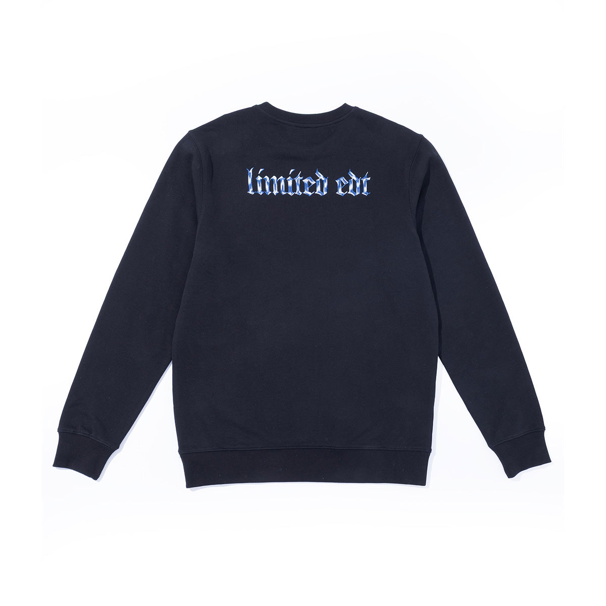 Limited Edt 'Midnight Script' Crewneck 'Black/White/Blue'