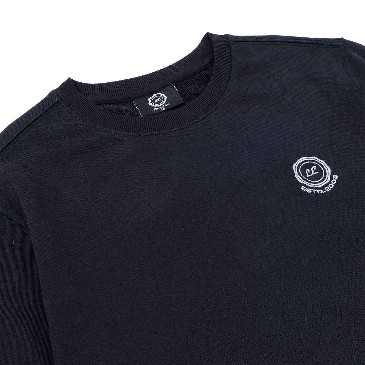 Limited Edt 'Midnight Script' Crewneck 'Black/White/Blue'