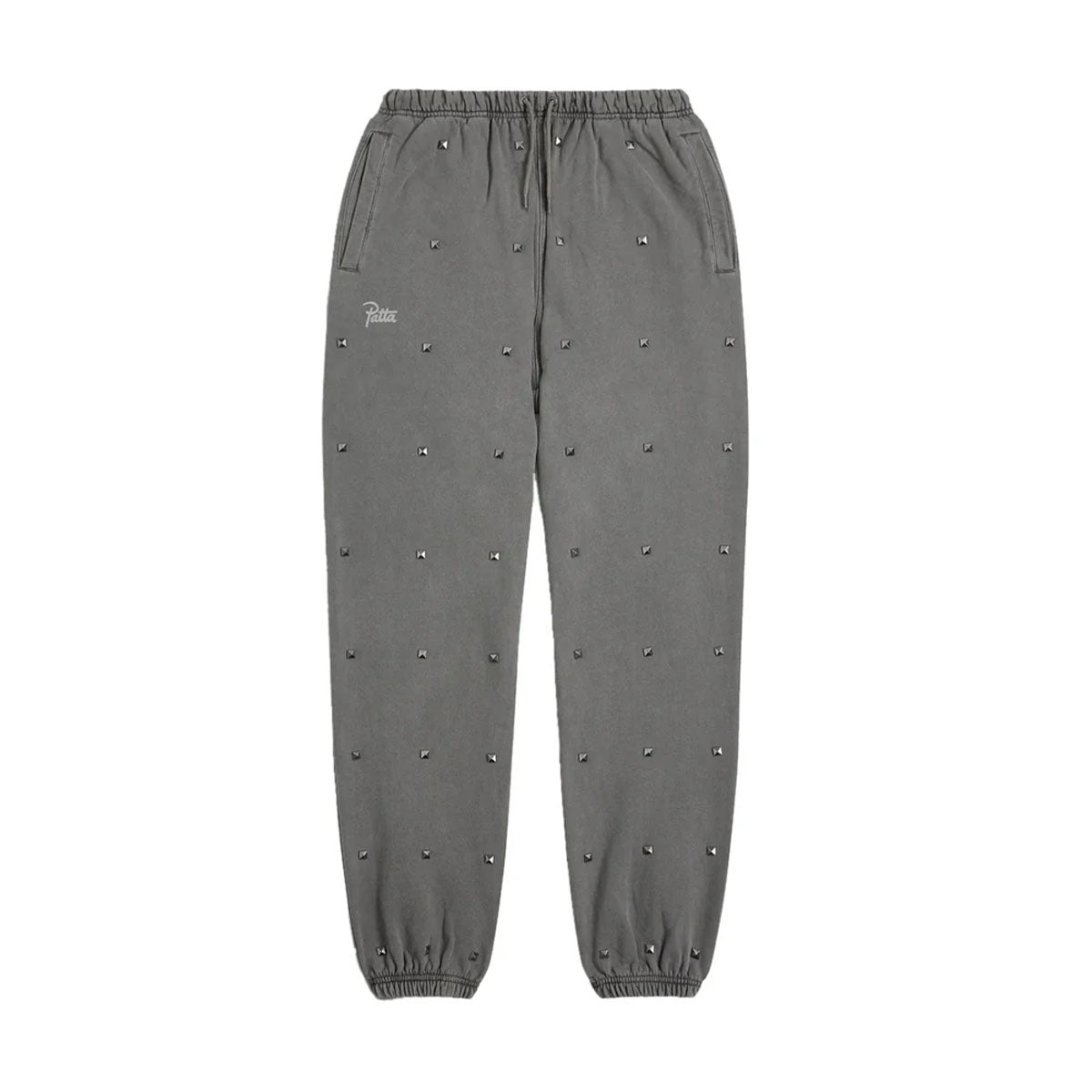 Studded Washed Jogging Pants 'Volcanic Glass'