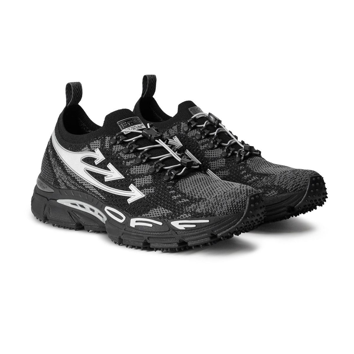 BE RIGHT BACK KNIT 'Black/Silver'