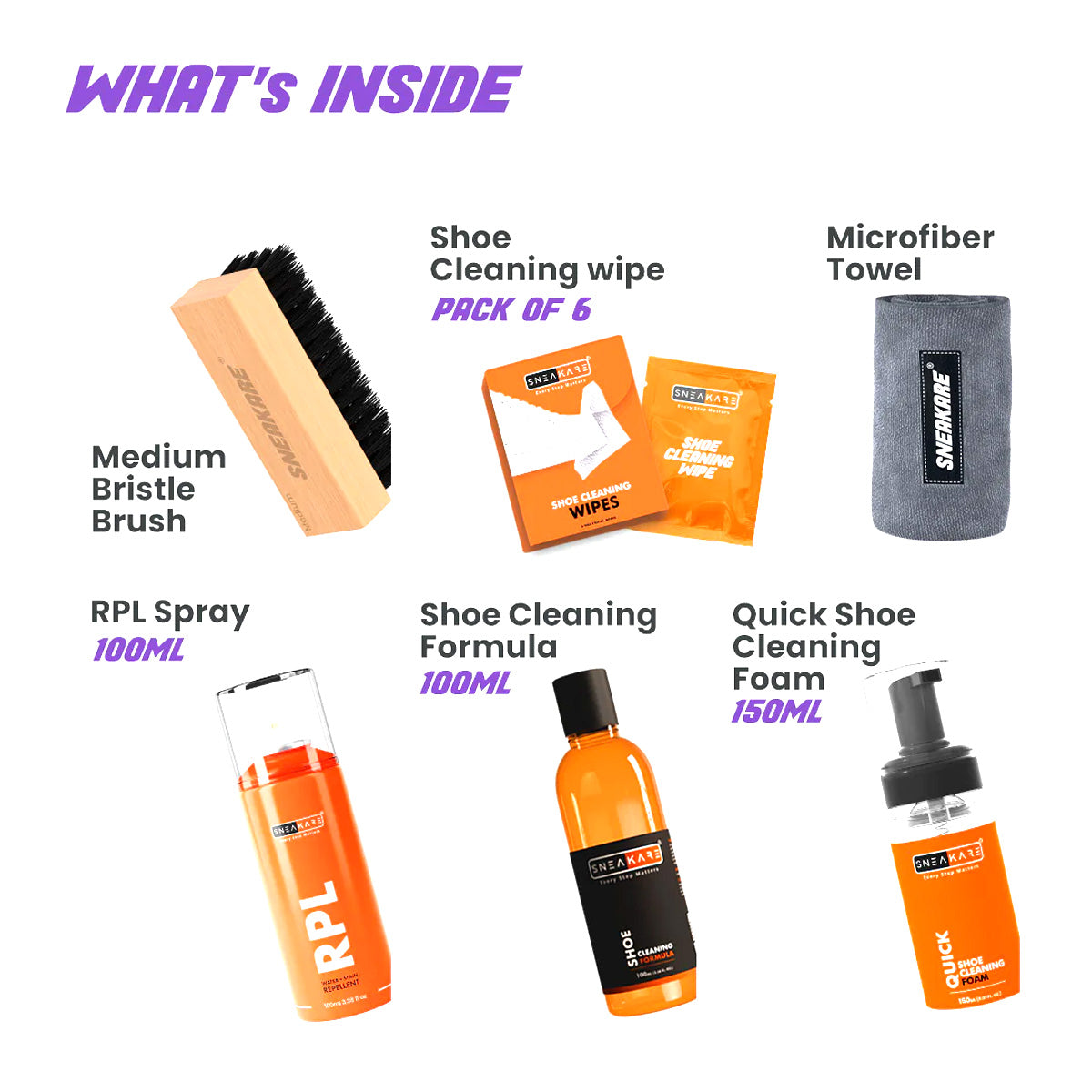 6 in 1 Shoe care Kit
