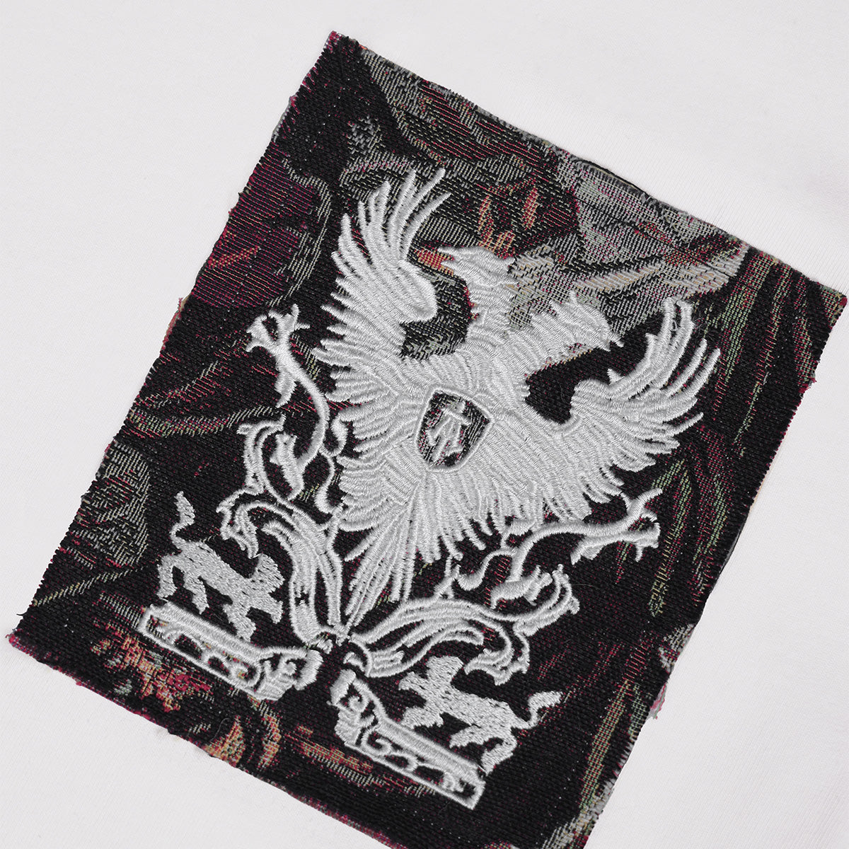 Templar Jacquard Boxy Tee in White