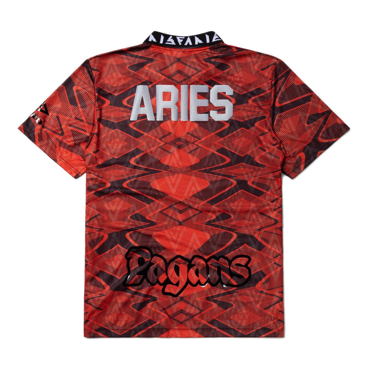 UMBRO ARIES SS FOOTBALL JERSEY RED