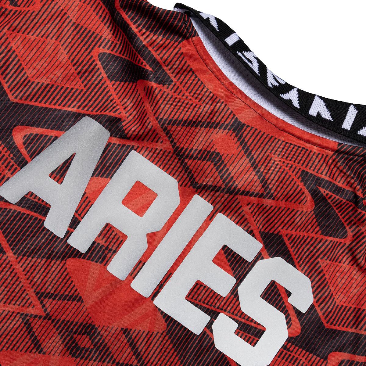 UMBRO ARIES SS FOOTBALL JERSEY RED