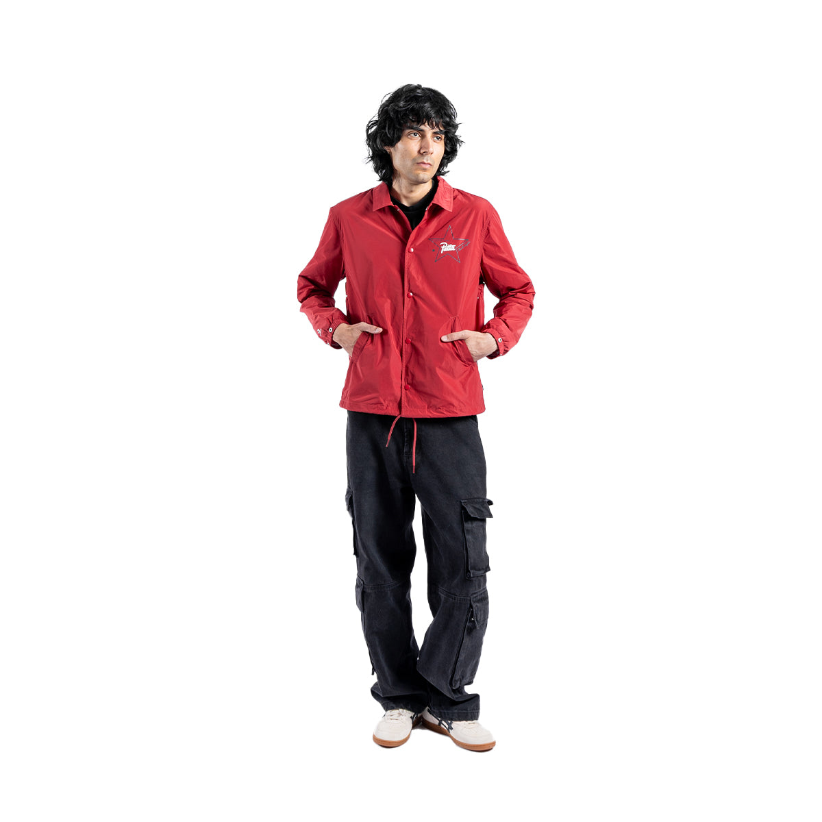 CONVERSE X PATTA COACHES JACKET 'GARNET'