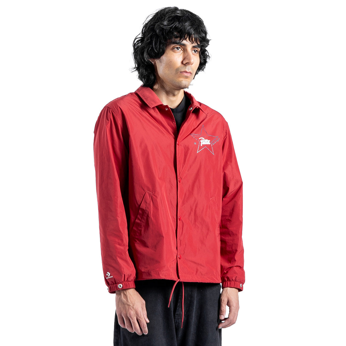CONVERSE X PATTA COACHES JACKET 'GARNET'