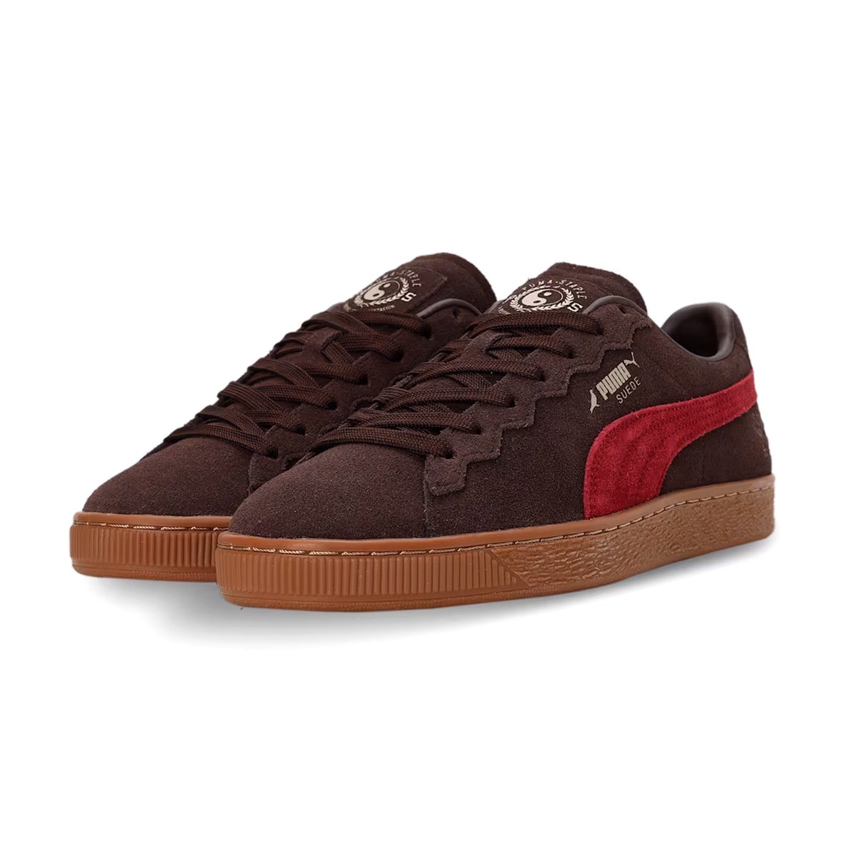 Puma suede 2024 burgundy gum